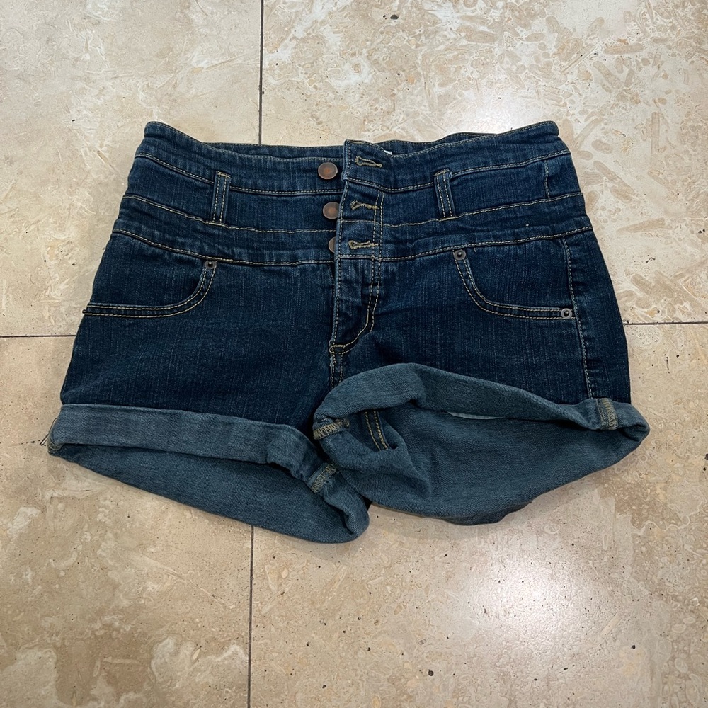 Xhilaration Dark Blue Jean Shorts